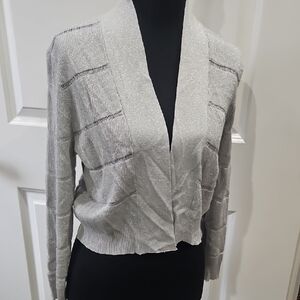 Calvin Klein Metallic Knit Top